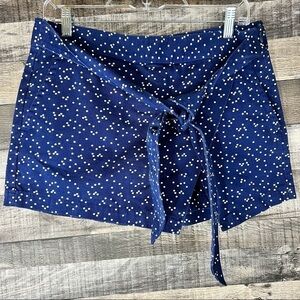 Vineyard Vines Navy Blue White‎ Polka Dot Skort Shorts